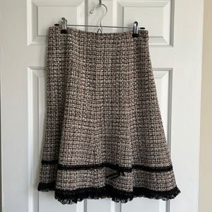 Cynthia Steffe Tweed A-Line Skirt